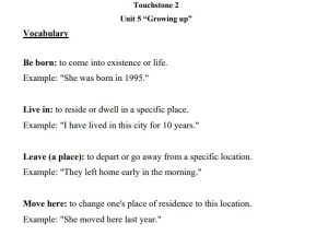 Growing up